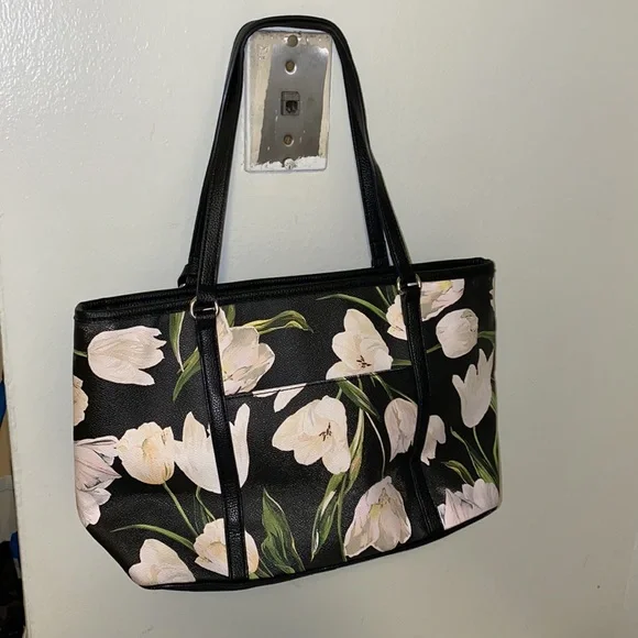 Dana Buchman Floral handbag - Picture 4 of 15